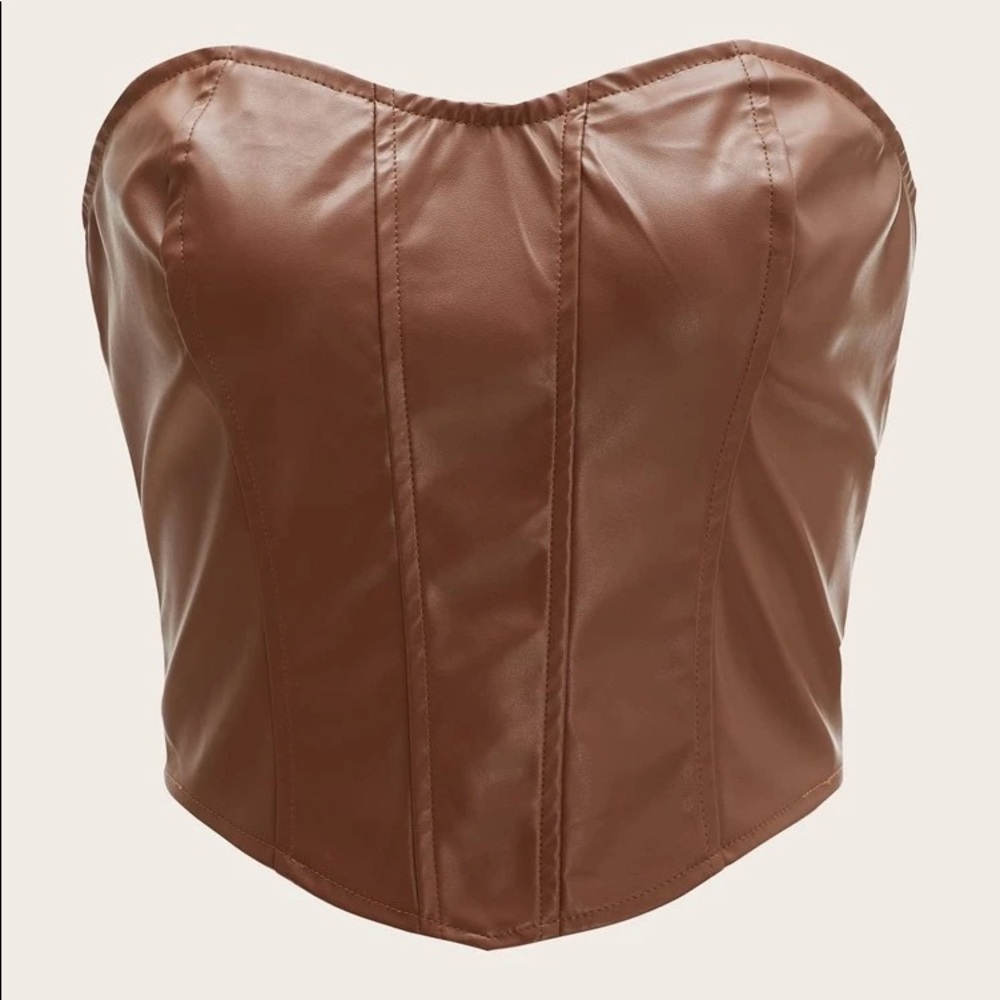NEW Leather Tube Top